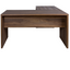 Corner PC Office Desk Computer Table 2 Shelves in Oak Wood 160/178x68x74 cm