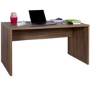 PC Desk Office Wooden Computer Table Large Oak Shelf 138x68x74 cm