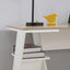 Office Desk Wooden PC Table with Large Shelf 6 Shelves, Modern Design for Home - 137x60x75 cm White and Oak