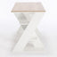 Office Desk Wooden PC Table with Large Shelf 6 Shelves, Modern Design for Home - 137x60x75 cm White and Oak