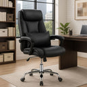 Sedia da Ufficio Poltrona Girevole con Braccioli e Poggiatesta