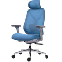 Sedia da ufficio ergonomica poltrona con supporto lombare regolabile braccioli e poggiatesta