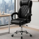 Sedia da Ufficio Poltrona Ergonomica Girevole con Braccioli e Poggiatesta