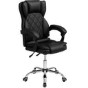 Sedia da Ufficio Ergonomica con Braccioli e Poggiatesta Nero