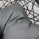 Sedia Sospesa da Giardino Poltrona con Cuscini Struttura Metallo e Polirattan