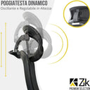 Sedia da ufficio ergonomica girevole presidenziale regolabile con supporto lombare