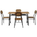 Set Tavolo e Sedie per sala da pranzo o cucina design industrial