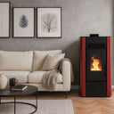Stufa a Pellet Ventilata Certificazione A+ 4 Stelle Moderna