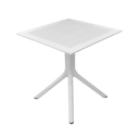 Tavolo quadrato in polipropilene per contract design moderno