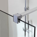 Doccia Walk-In Con Parete Da 110 Cm In Cristallo Trasparente 8 Mm