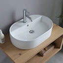 Mobile Bagno Sospeso Rovere Naturale 80Cm Con Lavabo D'Arredo | Kos