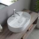 Mobile Bagno Sospeso 120Cm Con Lavabo Ovale Bianco | Kos