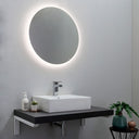 Specchio Rotondo Da Bagno Con Diametro Cm 70 Retroilluminato A Led