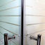 Sliding shower enclosure 80x80 with 6mm silk-screened glass - Katariina