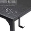 ZIK Desk for Computer, Laptop, PC, for Bedroom and Office, Pocket Organizer - Black 100x50x76h