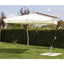 External Garden Umbrella DECENTRALIZED Lateral POLE, in Fine Wood 3X3