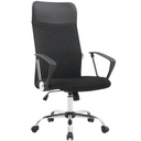 Silla de Oficina Ergonómica en malla transpirable, ergonómica, color negro